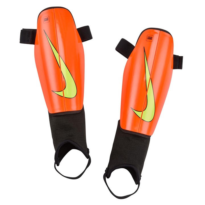 Nike Men' Orange Charge Shin Guards in Size S, Sports Direct