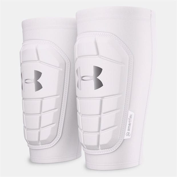 White - Under Armour - UA CHALLENGER PRO SLEEVED SHIN GUARD