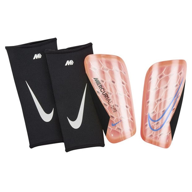 Orange/Black - Nike - Mercurial Lite Shin Guards