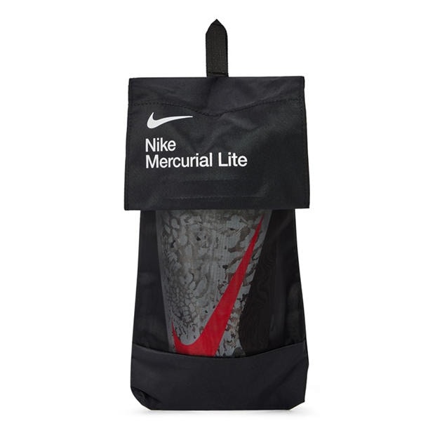 Silver/Red - Nike - Mercurial Lite Shin Guards