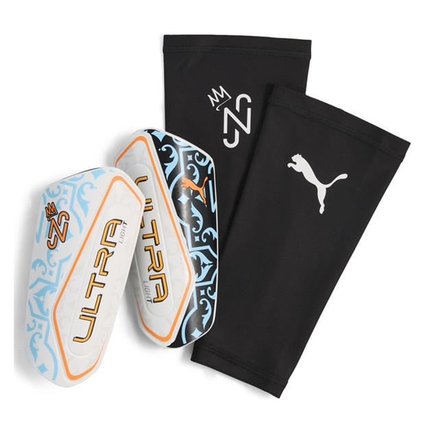 White/Blue - Puma - Ultra Light Shin Guards