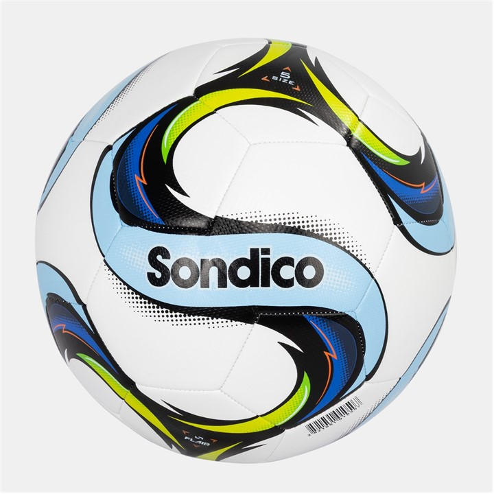 Sondico  White Flair Football in Size Size 5, Sports Direct