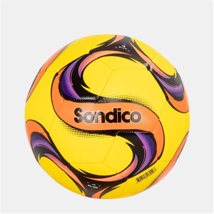 Sondico  Yellow Flair Football in Size Size 4, Sports Direct