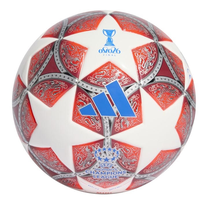 Adidas  White Womens Uefa Champions League  Football 2025 2026 in Size Mini, Sports Direct