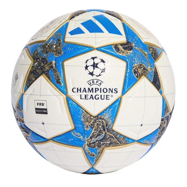 Adidas  White Uefa Champions League Pro Football 2025 2026 in Size Size 5, Sports Direct