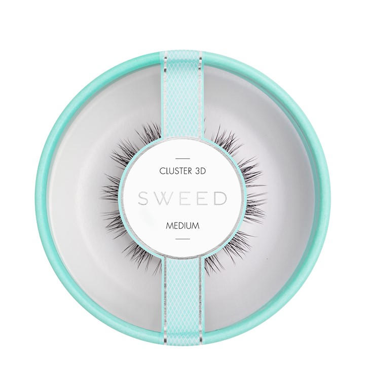 Sweed Women's Black Cluster 3D Lashes Medium, Sports Direct