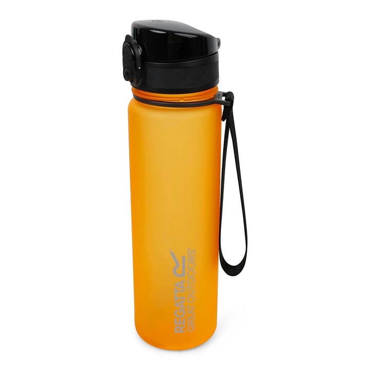 Regatta  Orange 0.6L Tritan Flip Bottle in Size Single, Sports Direct