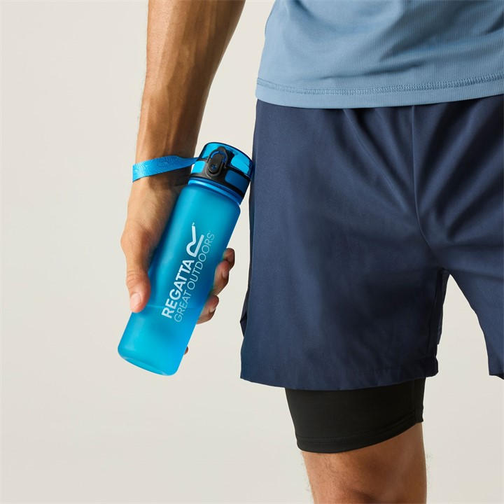 Regatta  Blue 0.6L Tritan Flip Bottle in Size Single, Sports Direct