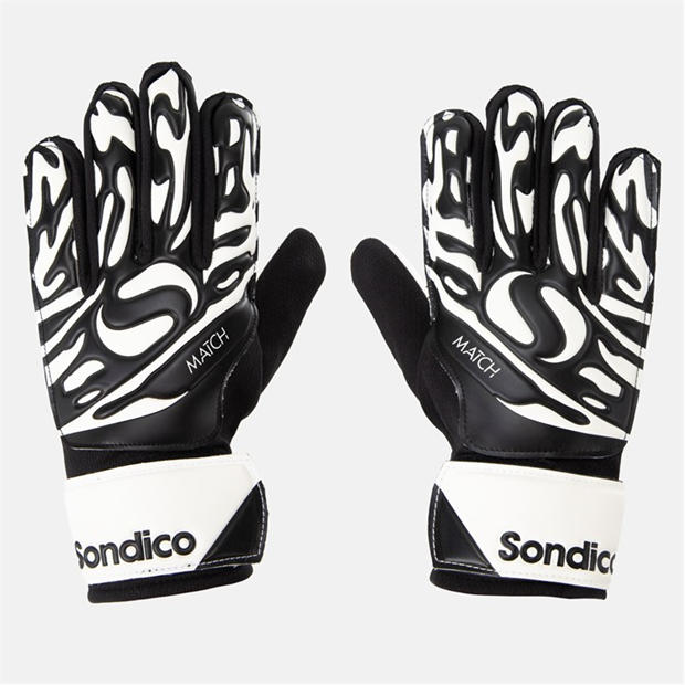 Black/Yellow - Sondico - Match Goalkeeper Gloves
