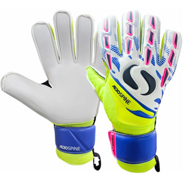 Sondico  Kids White Aerospine Goalkeeper Gloves  in Size 3, Sports Direct