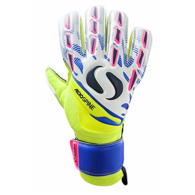 White/Blue - Sondico - Aerospine Goalkeeper Gloves Juniors