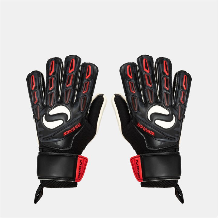 Sondico Red Aerospine Goalkeeper Gloves in Size 10, Sports Direct