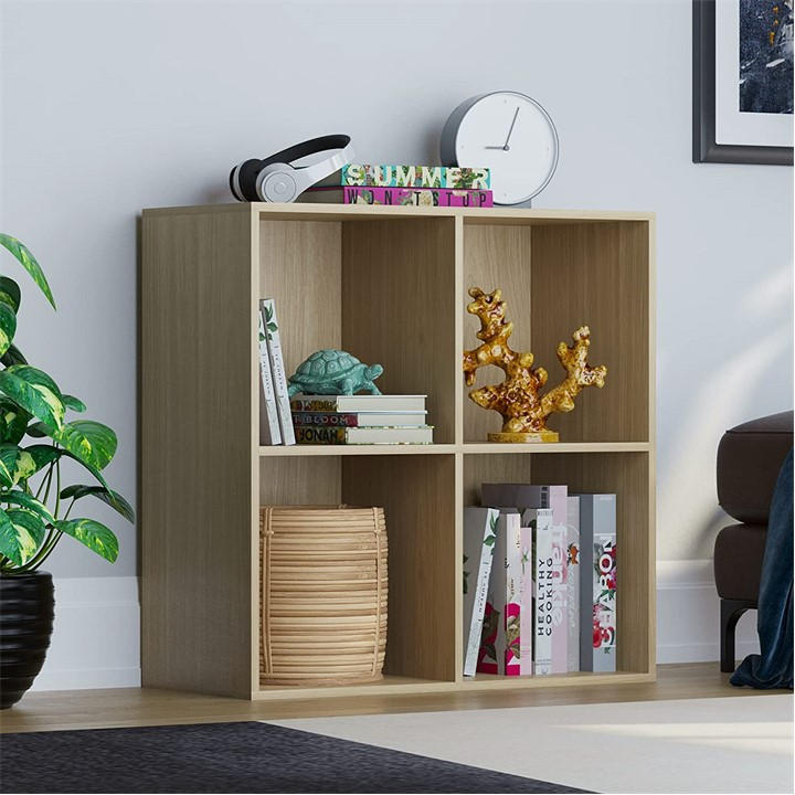 Lassic  Beige Vida Designs Durham 2X2 Cube Storage Unit, Sports Direct
