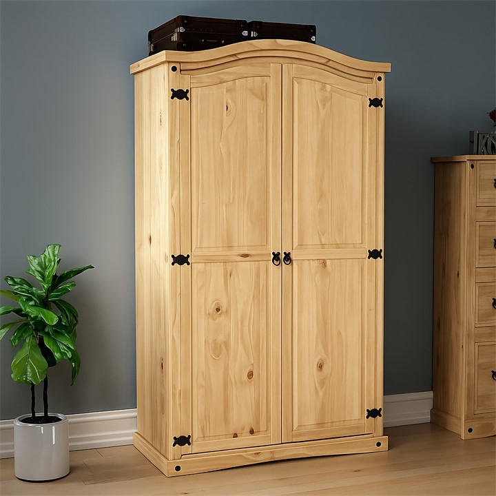 Lassic  Beige Vida Designs Corona 2 Door Wardrobe, Sports Direct