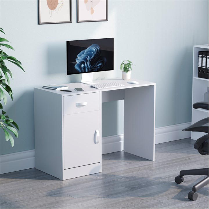 Lassic  White Vida Designs Hudson Computer Desk, Sports Direct