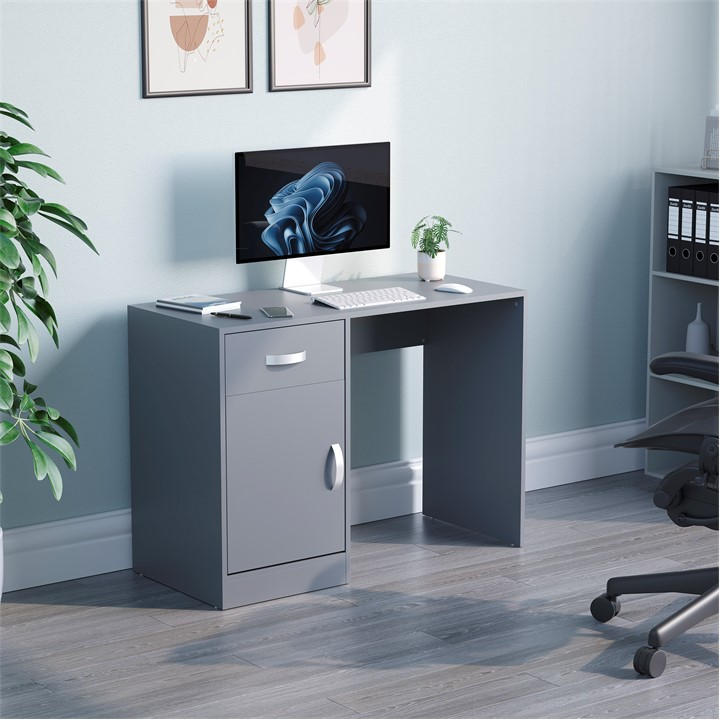 Lassic  Grey Vida Designs Hudson Computer Desk, Sports Direct