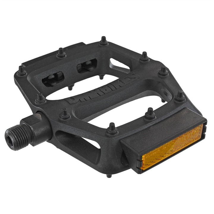 Dmr  Kids Black V6 Plastic Pedal With Reflector, Sports Direct