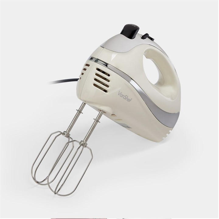 300W Cream Hand Mixer - Image 5
