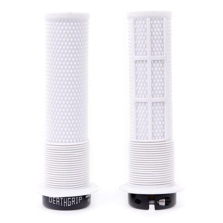 Dmr  White Deathgrip  Flange Lock-On Mtb Grip in Size Thin, Sports Direct
