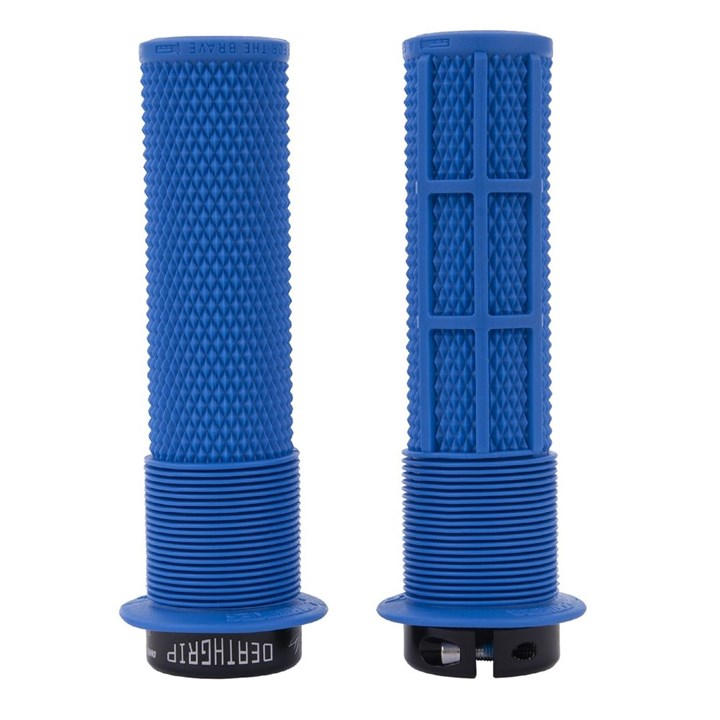 Dmr Unisex Blue Deathgrip Flange Lock-On Mtb Grip Thin