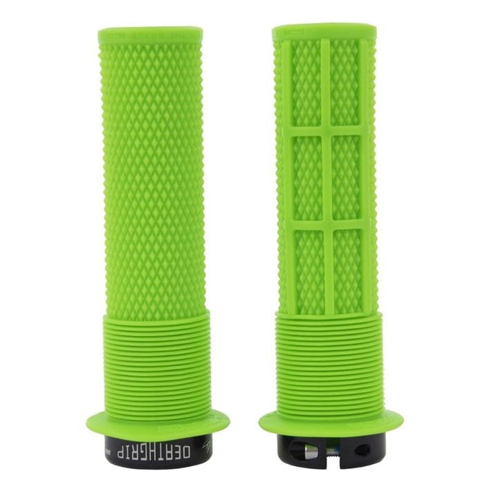 Dmr  Sick Green Deathgrip  Flange Lock-On Mtb Grip in Size Thin, Sports Direct