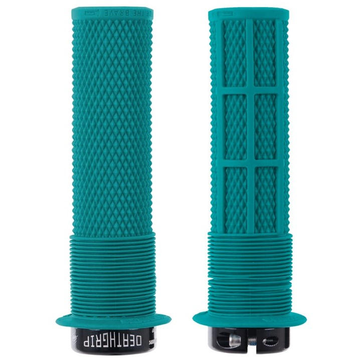 Dmr Unisex Blue Deathgrip Flange Lock-On Mtb Grip Thin