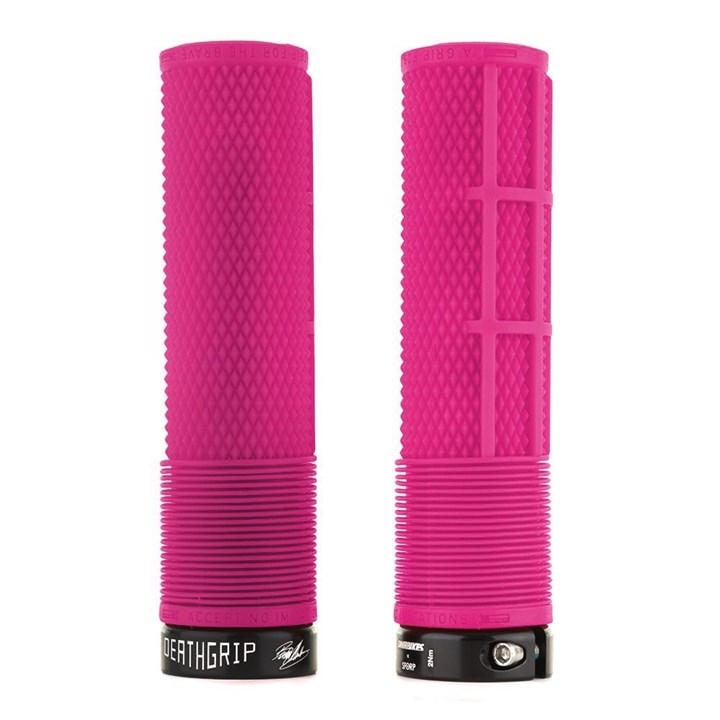 Dmr Unisex Pink Deathgrip Flangeless Lock-On Mtb Grip Thin