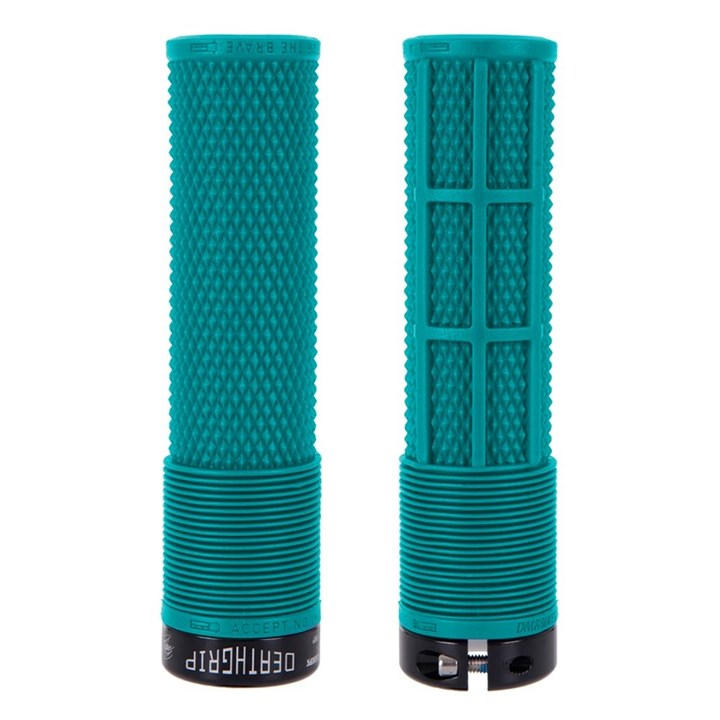 Dmr Unisex Blue Deathgrip Flangeless Lock-On Mtb Grip Thin