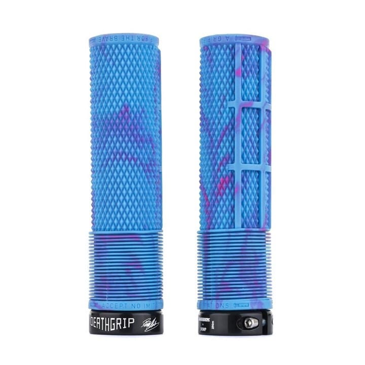Dmr Unisex Blue Deathgrip Flangeless Lock-On Mtb Grip Thin