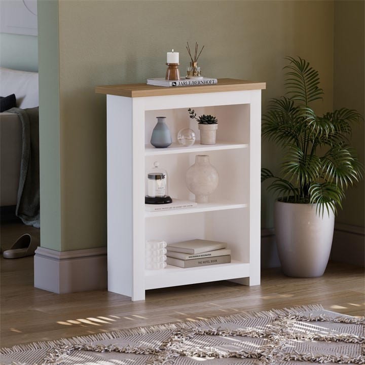 Lassic  White Vida Designs Arlington 3 Tier Bookcase, Sports Direct