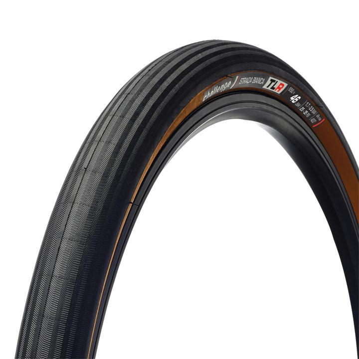 Challenge Unisex Black Strada Bianca Vulcanized Tubeless Ready All Road T 700C X36mm