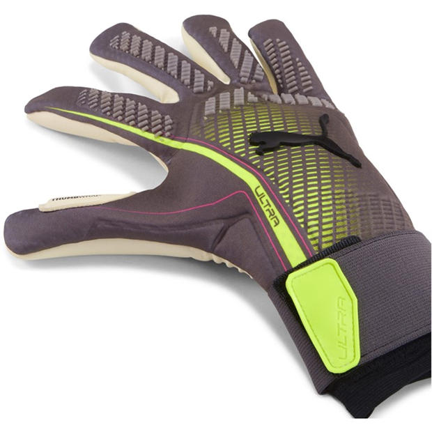 Matte Silver - Puma - PUMA ULTRA Ultimate Hybrid Adults Goalkeeper Gloves
