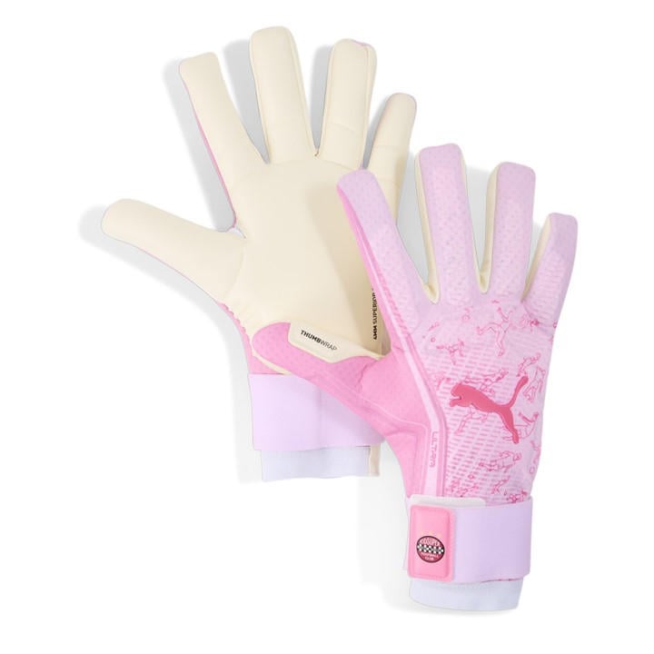 Puma Men's Pink Ultra Ultimate Hybrid Goalkeeper Gloves in Size 9.5, Sports Direct