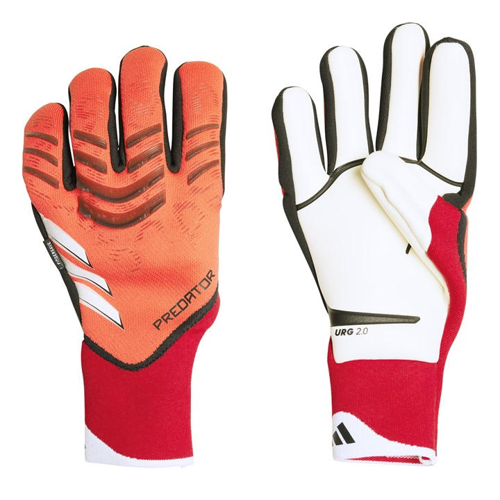 Adidas  Red Goalkeeper Gloves in Size 11.5, Sports Direct