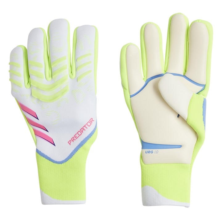 Adidas  White Goalkeeper Gloves in Size 9.5, Sports Direct