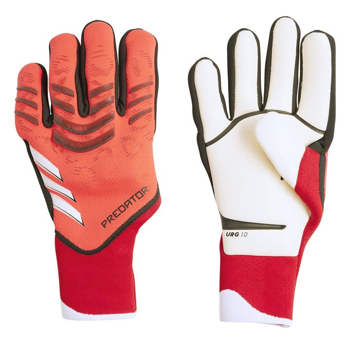 Adidas  Red Goalkeeper Gloves in Size 9.5, Sports Direct