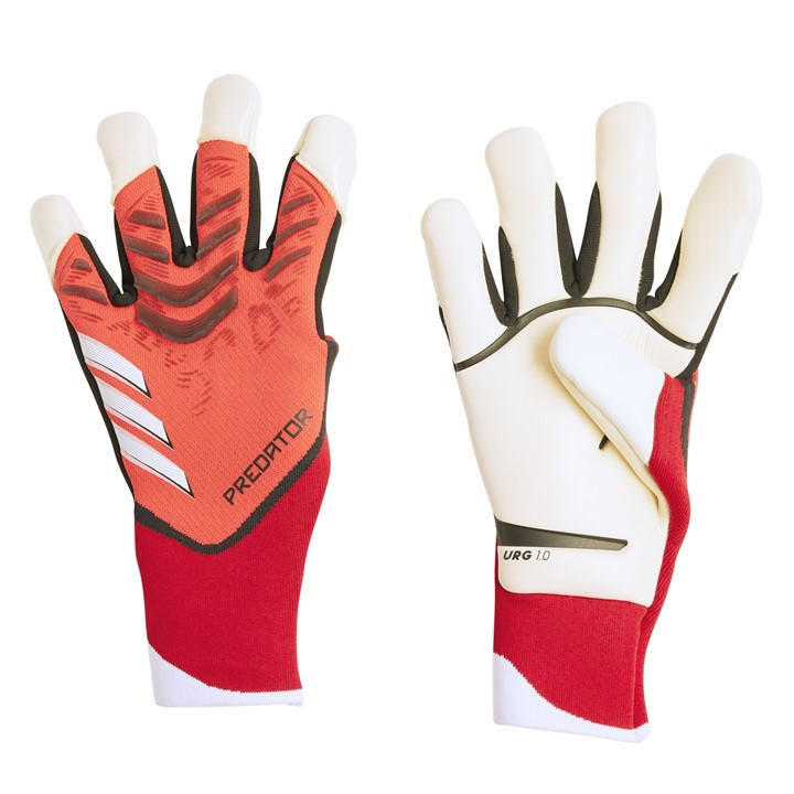 Adidas  Red Goalkeeper Gloves in Size 11.5, Sports Direct