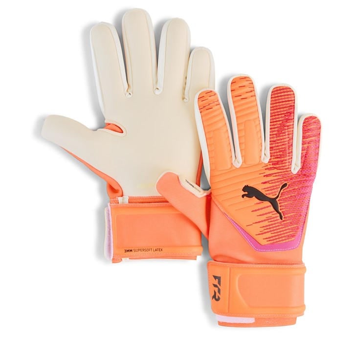 Puma Men's Orange Future Match Goalkeeper Gloves  in Size 9, Sports Direct