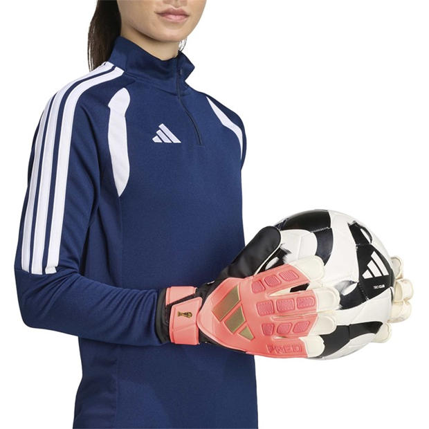 Pink/Black - adidas - Predator Training Goalkeeper Gloves Adults