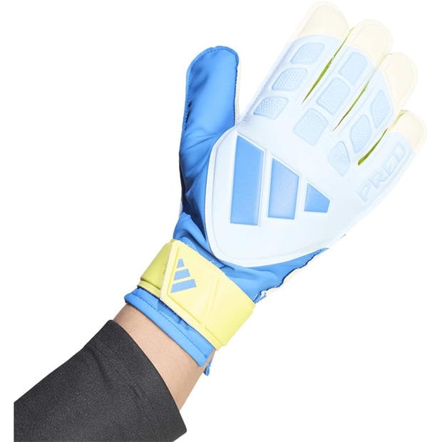 Blue/Yellow - adidas - Predator Training Goalkeeper Gloves Adults