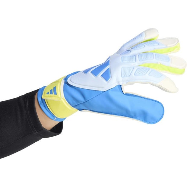 Blue/Yellow - adidas - Predator Training Goalkeeper Gloves Adults