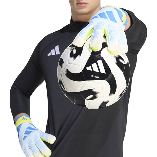 Blue/Yellow - adidas - Predator Training Goalkeeper Gloves Adults