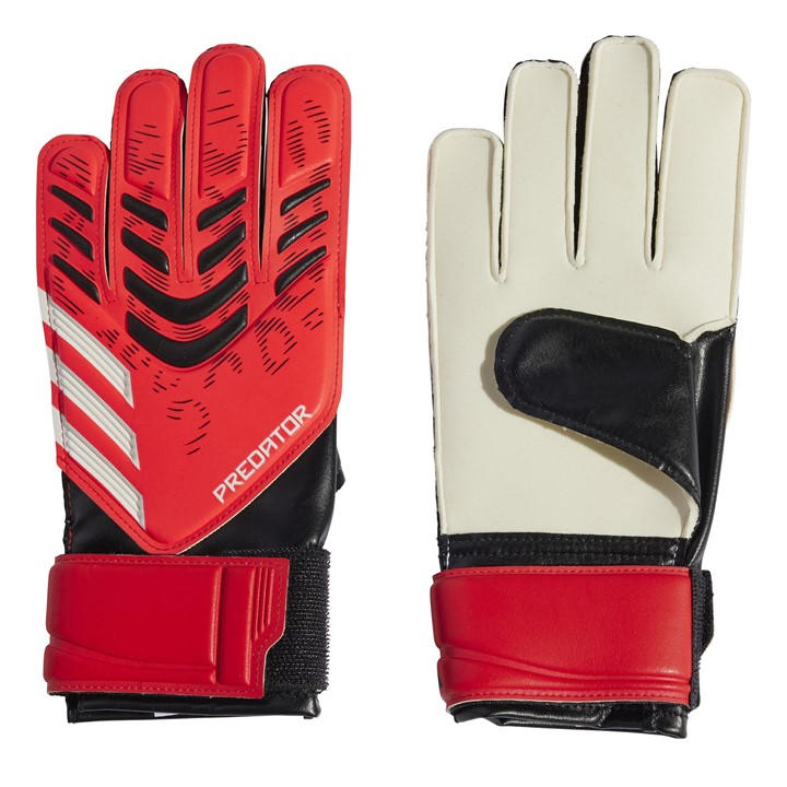 Adidas  Kids Black Predator Training Goalkeeper Gloves  in Size 3, Sports Direct
