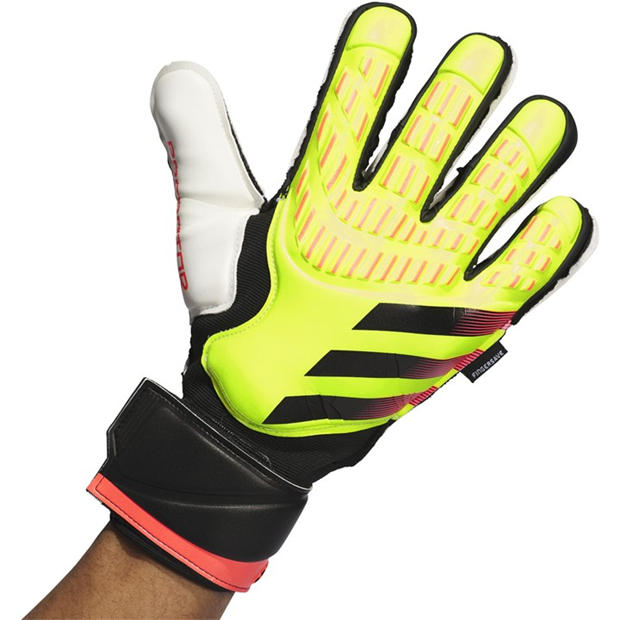 Prostyle Sports Goalkeeper Gloves – Yellow, Finger Save, Latex Palm, Adult & Youth Sizes