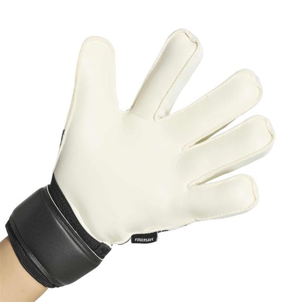 White/Black - adidas - Predator Match Fingersave Goalkeeper Gloves Juniors