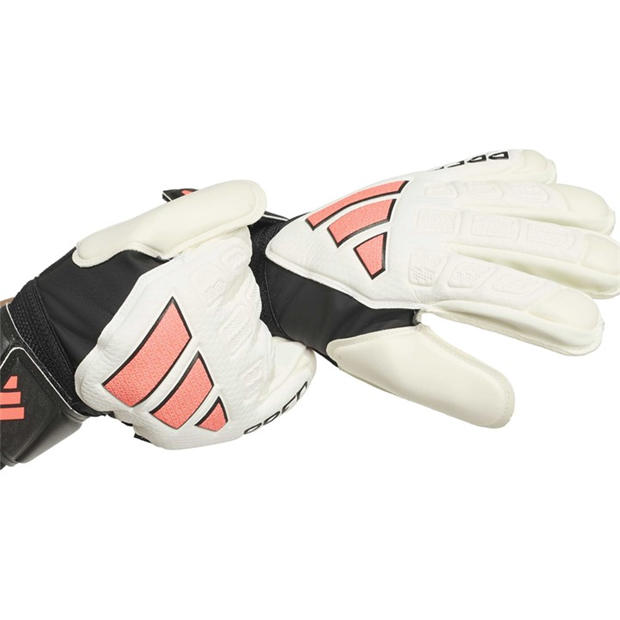 White/Black - adidas - Predator Match Fingersave Goalkeeper Gloves Juniors