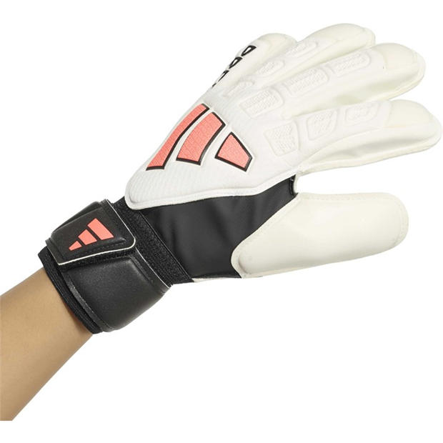 White/Black - adidas - Predator Match Fingersave Goalkeeper Gloves Juniors