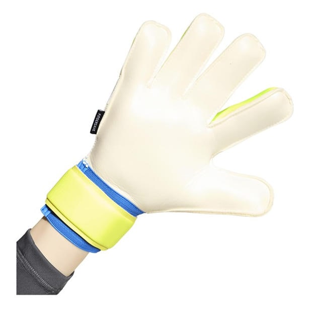 Blue/Yellow - adidas - Predator Match Fingersave Goalkeeper Gloves Juniors