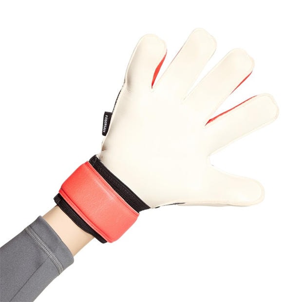 Black/Red - adidas - Predator Match Fingersave Goalkeeper Gloves Juniors