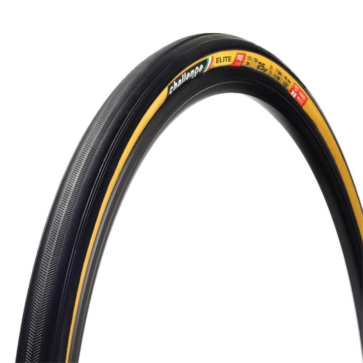 Challenge  Black Elite Handmade Pro Tubular Road Tyre in Size 700c X25mm, Sports Direct